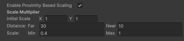 Proximity Based Scaling